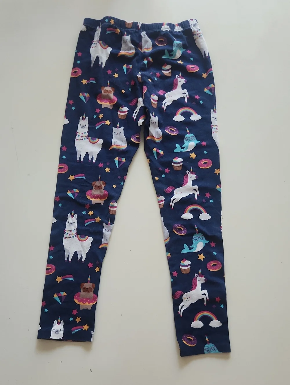 Children's Place Unicorn Animal Print Leggings Medium 7 8